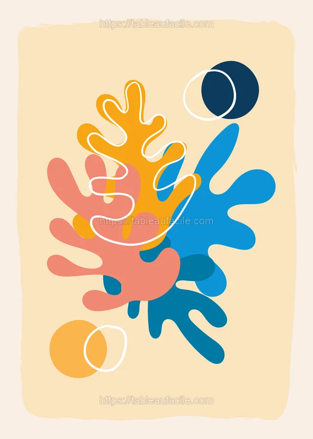 Boho Abstract Print (187) apercu
