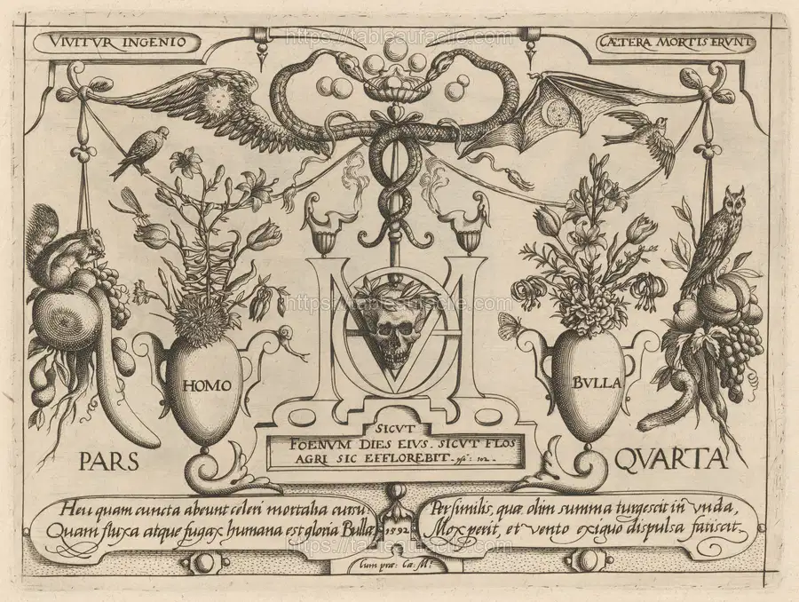 archetypa_studiaque_patris_georgii_hoefnagelii__part_4,_title_page__1987.20.9.40 apercu