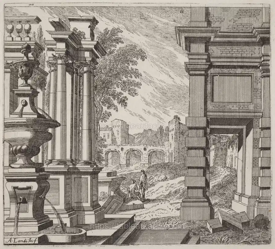 architectural_fantasy_with_a_fountain,_classical_ruins,_and_a_bridge_1982.24.12 apercu