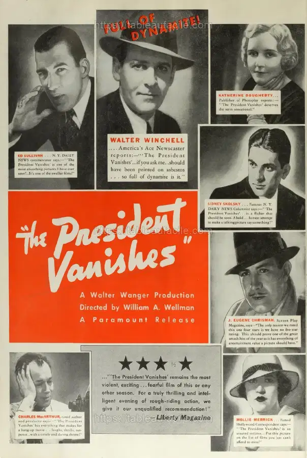 The President Vanishes (1934) apercu