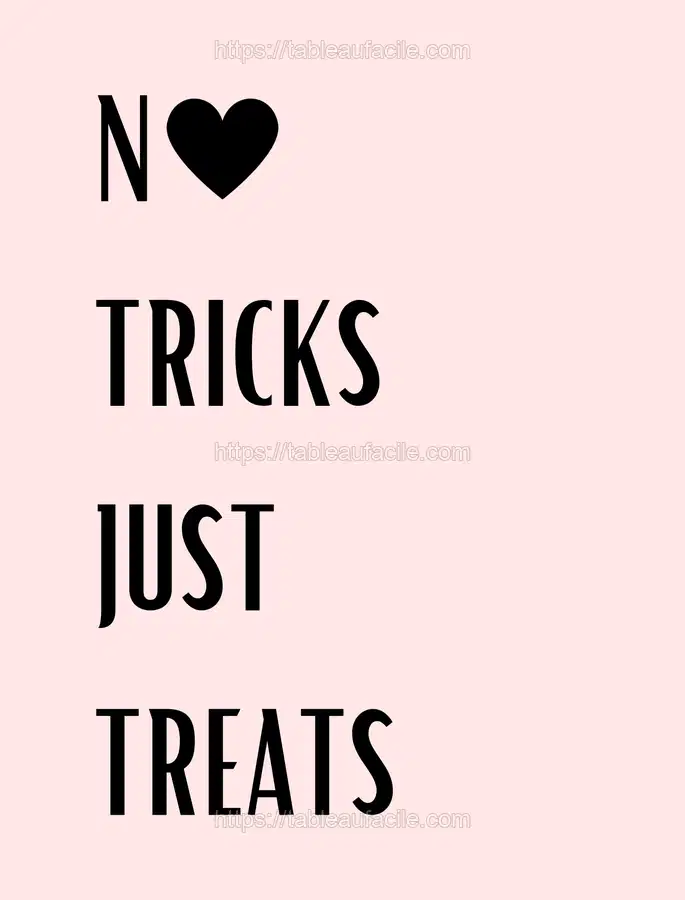No tricks apercu
