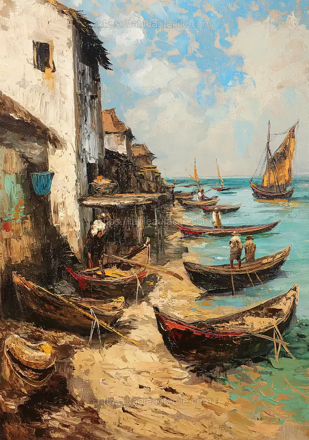 Antique Oil Painting Art 5 apercu