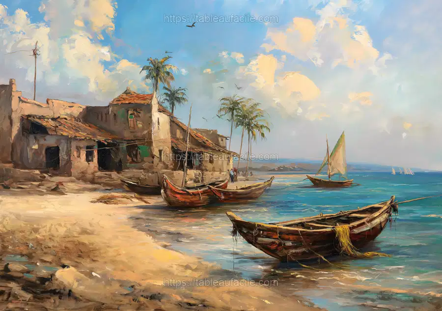 Antique Oil Painting Art 6 apercu