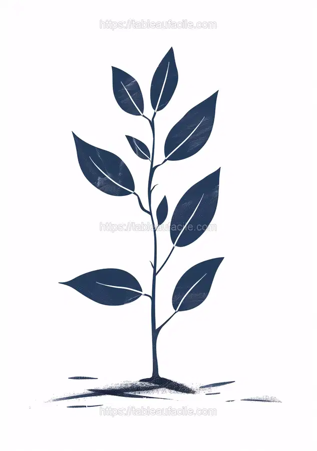Simple Drawing - navy blue 52 apercu