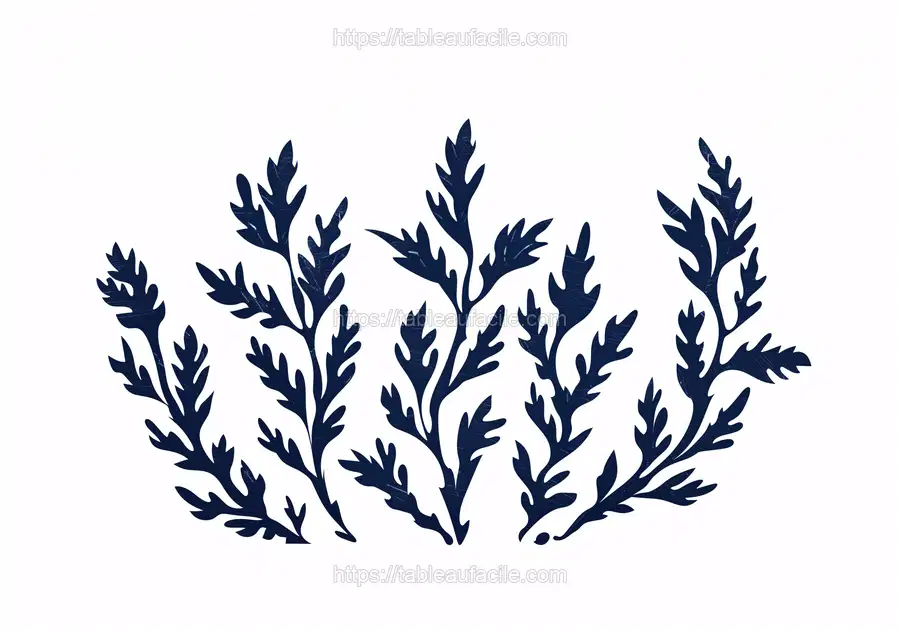Simple Drawing - navy blue 66 apercu