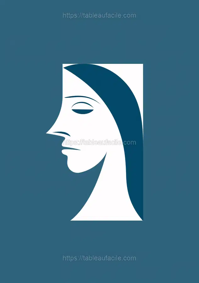 Simple Drawing - navy blue 88 apercu