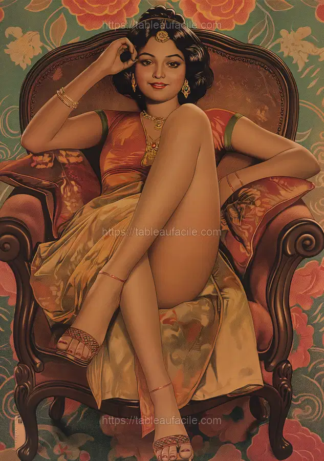 Vintage South Asian Woman apercu
