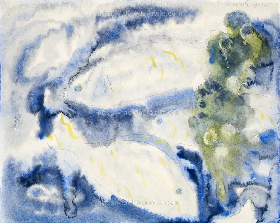 Fish Series, No. 1 (1917) Charles Demuth apercu