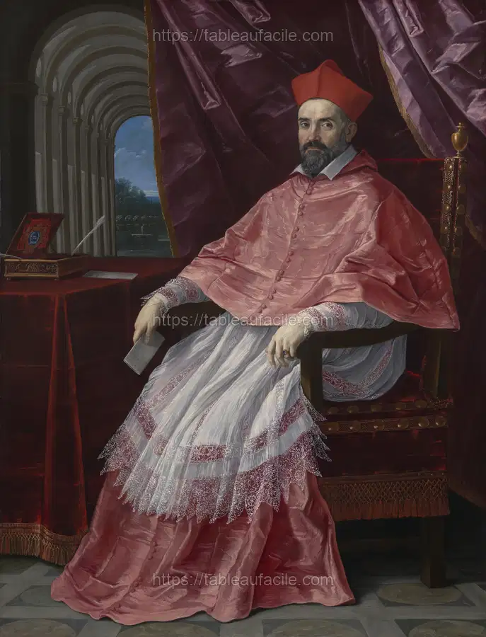 Cardinal Roberto Ubaldini, (1581-1635), Papal Legate to Bologna by Guido Reni apercu