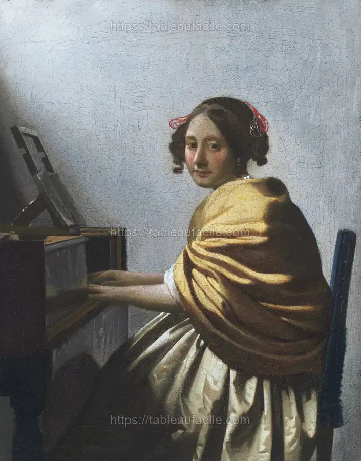Johannes Vermeer’s A young Woman seated at the Virginals apercu