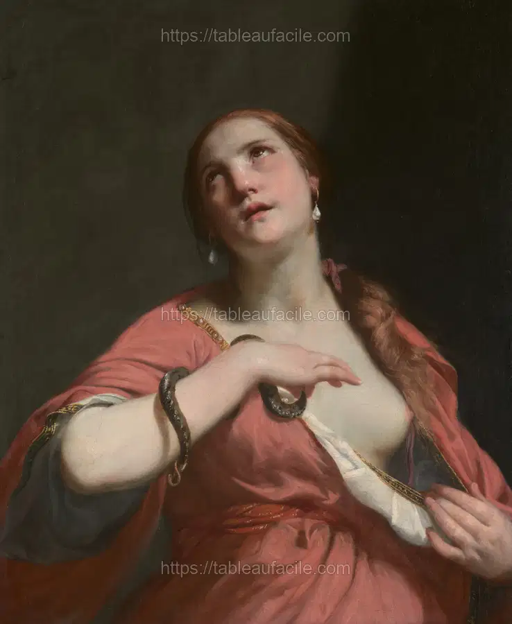 The Death of Cleopatra by Guido Cagnacci apercu
