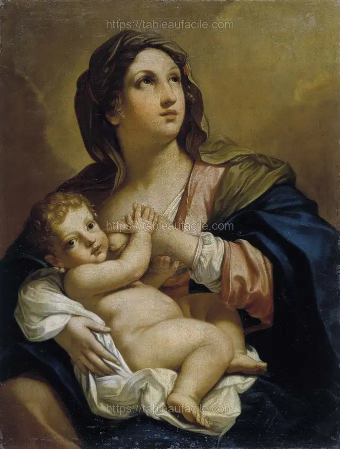 Virgin and child, Elisabetta Sirani apercu