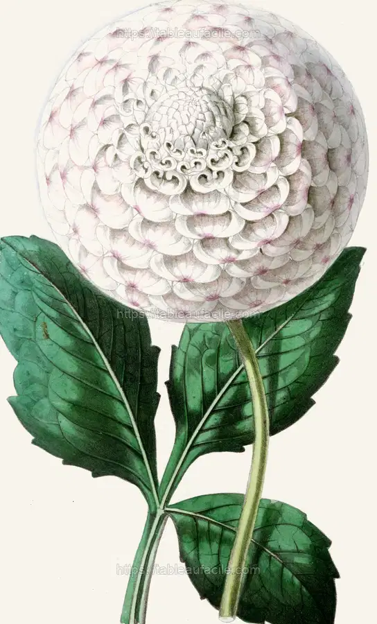 Dahlia, Miss Caroline (1852-1861) apercu