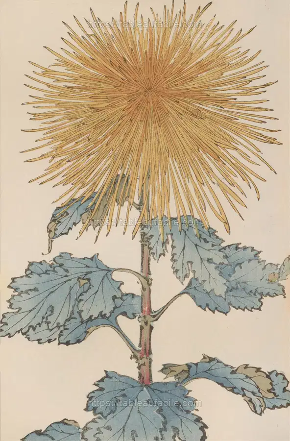 Keika hyakugiku, Pl.10 (1893) apercu