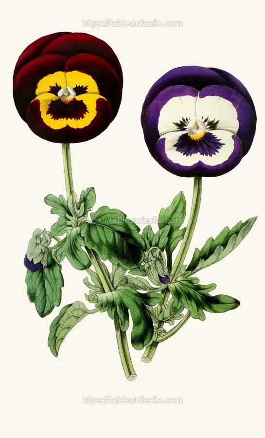 Pansies (1852-1861) apercu