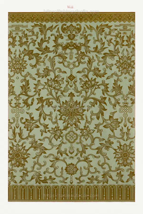 Chinese floral illustration 3 apercu