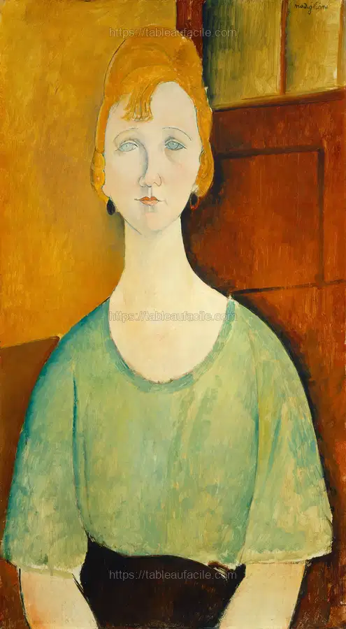 Amedeo Modigliani_s Girl in a Green Blouse apercu
