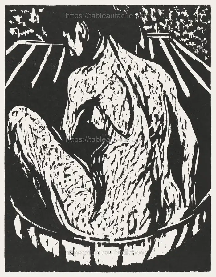 Female Nude (1908) Ernst Ludwig Kirchner apercu