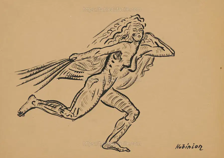 Female figure (wind) by Arnold Peter Weisz Kubínčan apercu
