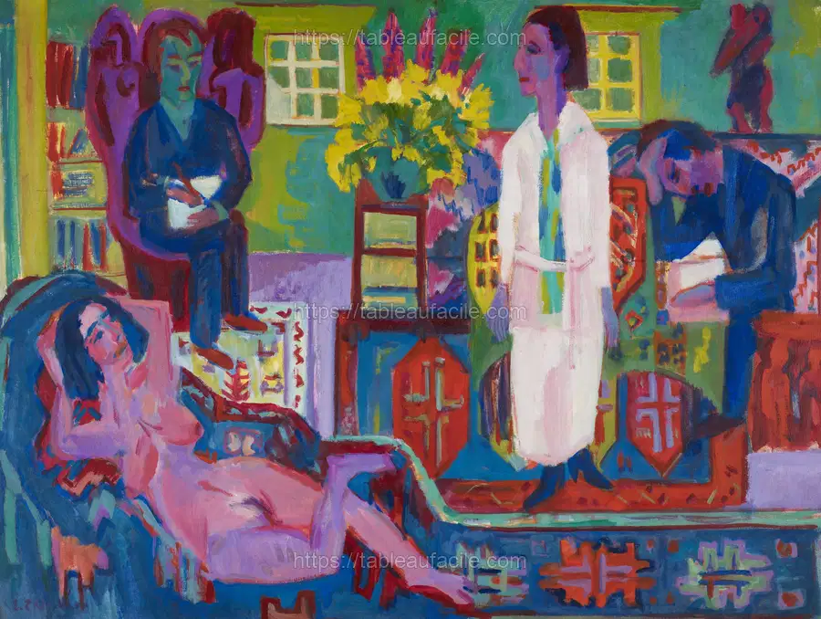 Modern Bohemia (1924) Ernst Ludwig Kirchner apercu