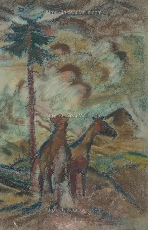 Oravec - study by Arnold Peter Weisz Kubínčan apercu
