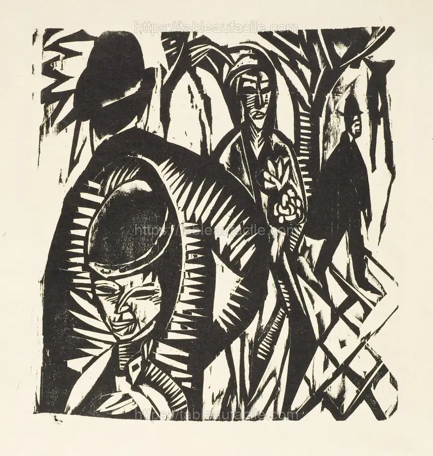 Street Scene after a Shower by Ernst Ludwig Kirchner apercu