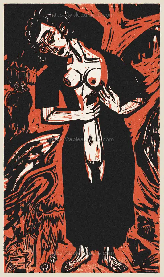 The Suicide (1921)  Ernst Ludwig Kirchner apercu