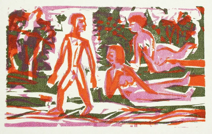 The woodcuts (Die Holzschnitte) (ca. 1927–1931) Ernst Ludwig Kirchner apercu