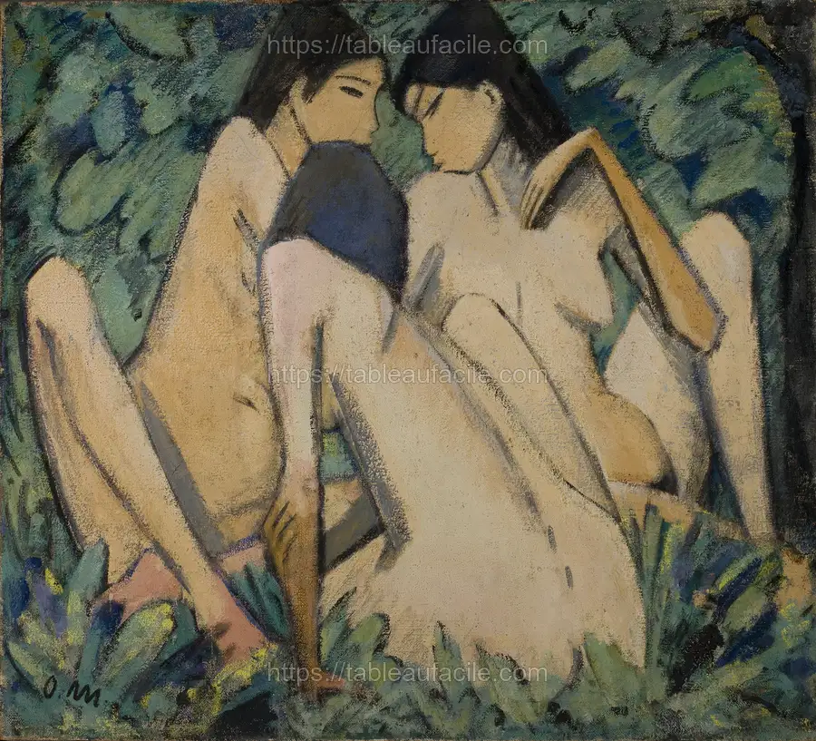 Three Women in a Wood apercu