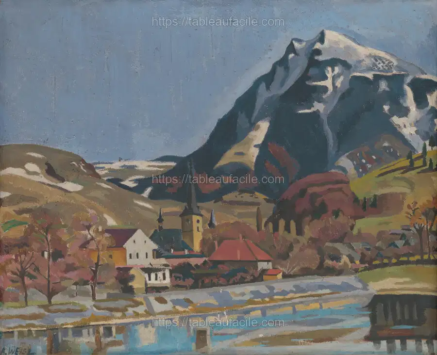 View of dolný kubín by Arnold Peter Weisz Kubínčan apercu