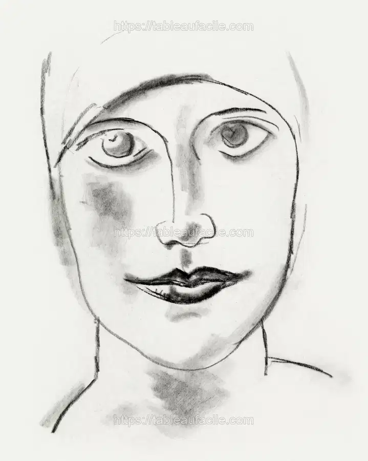 Woman_s head (ca. 1891–1941) Leo Gestel apercu