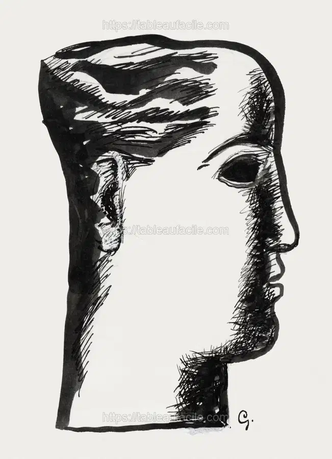 Women_s head (ca. 1891–1941) Leo Gestel apercu