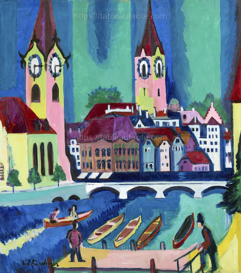 Zurich (1926)  Ernst Ludwig Kirchner apercu