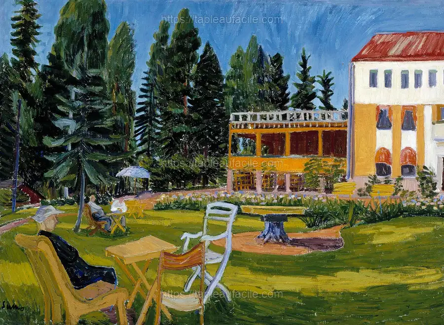 Aihe kauniaisista impressionism art by Sulho Sipilä apercu