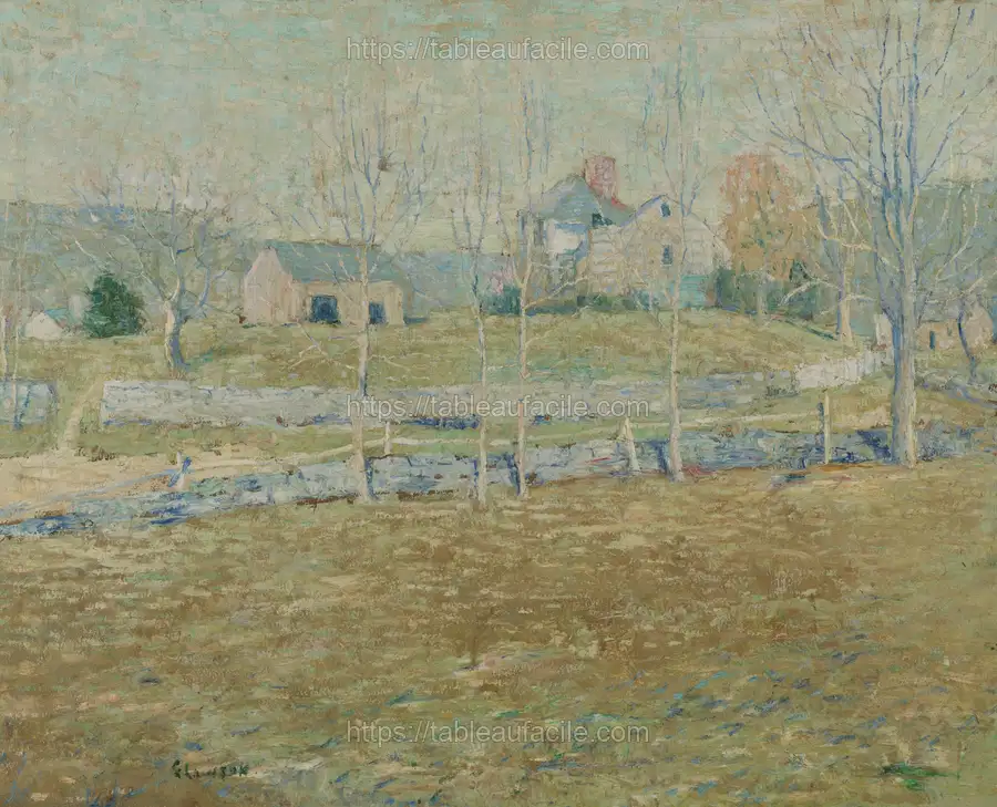 An Abandoned Farm, Ernest Lawson apercu