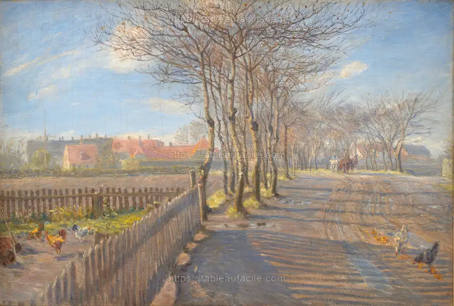 An avenue.Kastrup by Theodor Philipsen apercu