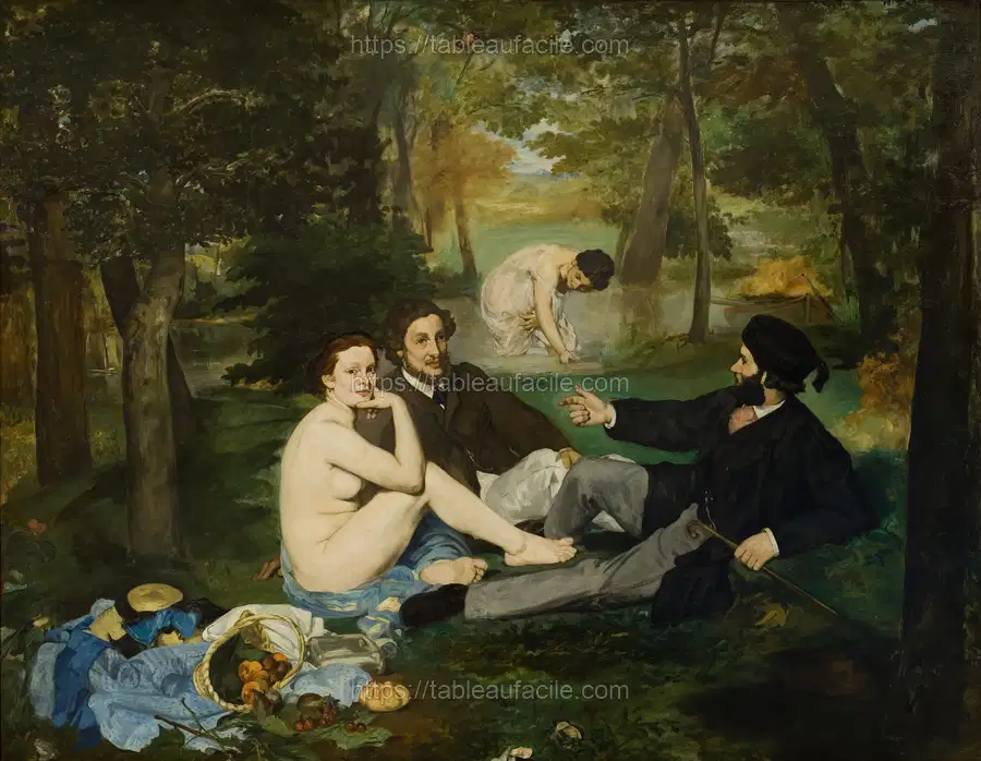 Edouard Manet - Luncheon on the Grass apercu