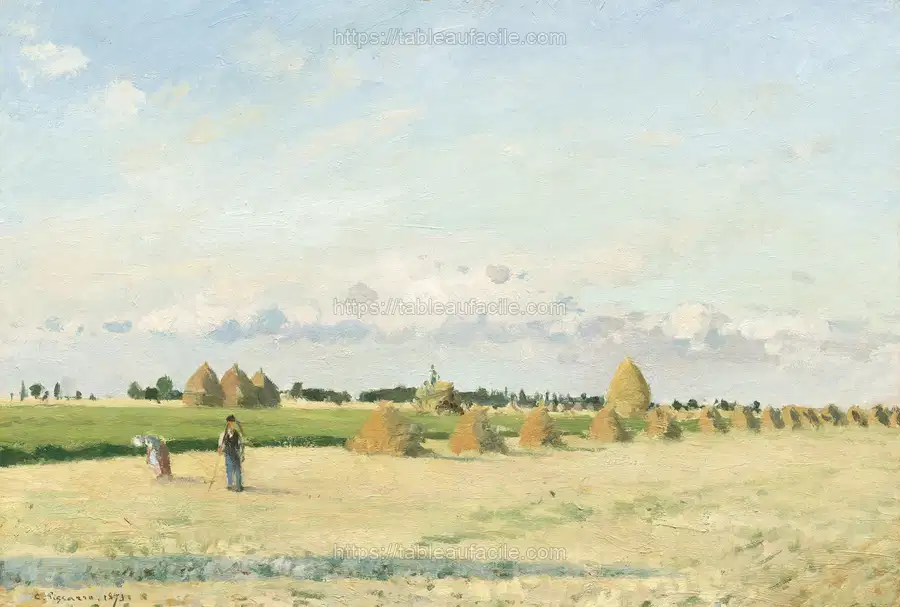 Landscape, Ile-de-France (1873) by Camille Pissarro apercu