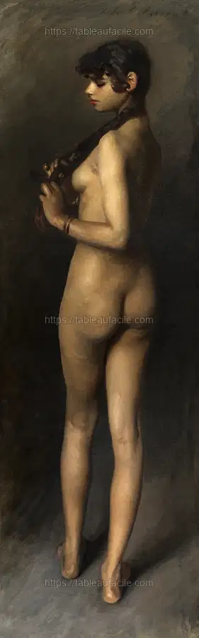 Life Study (Study of an Egyptian Girl) (1891) by John Singer Sargent apercu