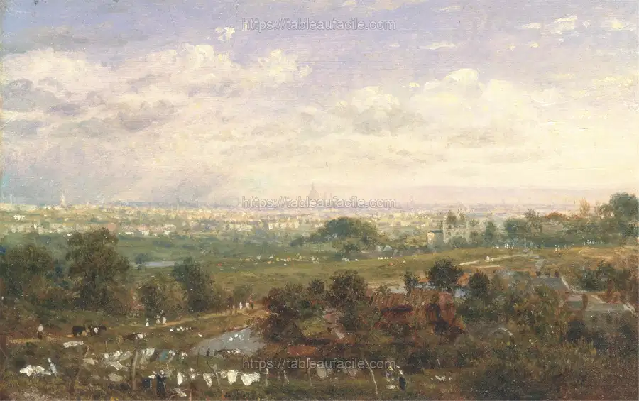 London from Islington Hill apercu