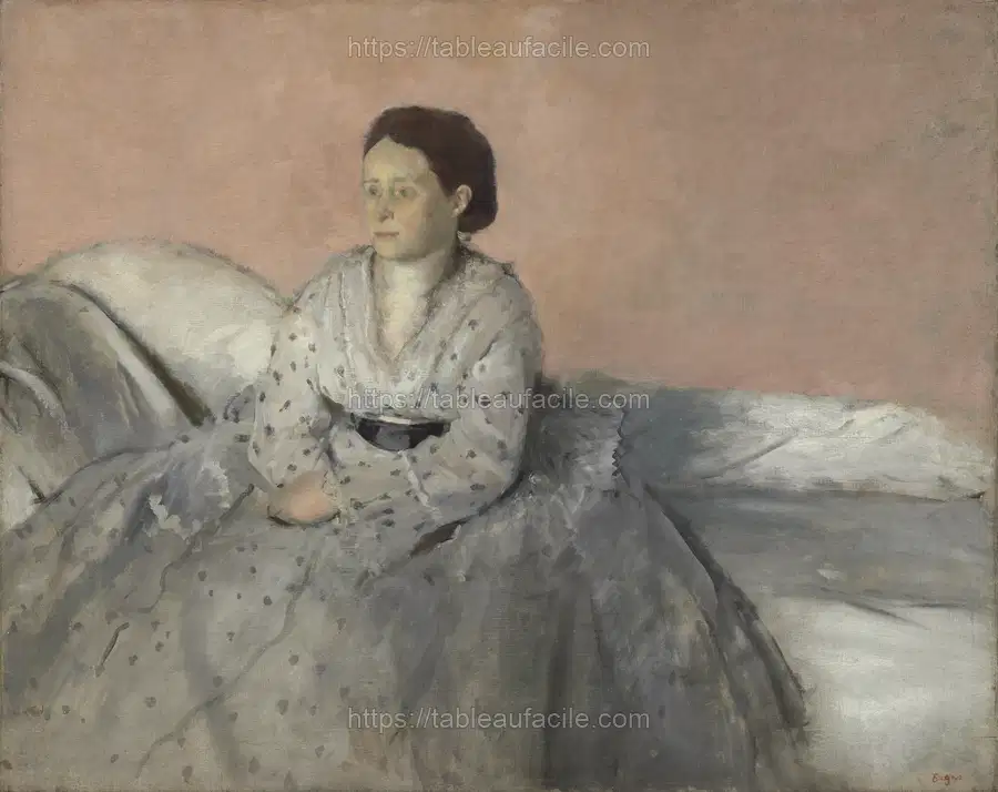 Madam Rene de Gas (ca. 1872–1873) by Edgar Degas apercu