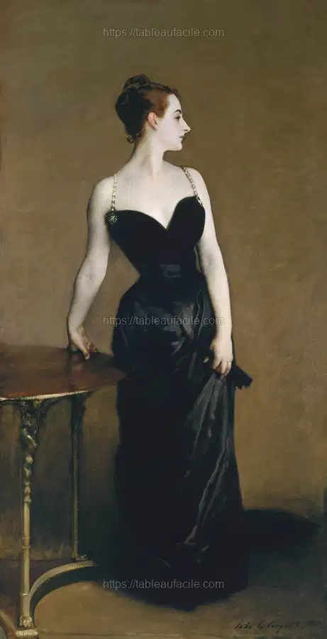 Madame X (Madame Pierre Gautreau) (ca. 1883–1884) by John Singer Sargent apercu
