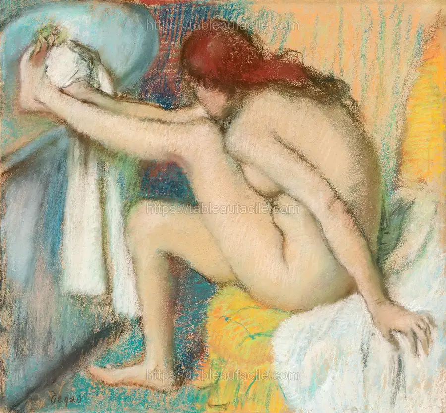 Naked lady. Woman Drying Her Foot (ca. 1885–1886) Edgar Degas apercu