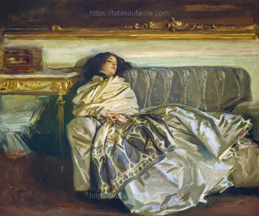 Nonchaloir (1911) by John Singer Sargent apercu