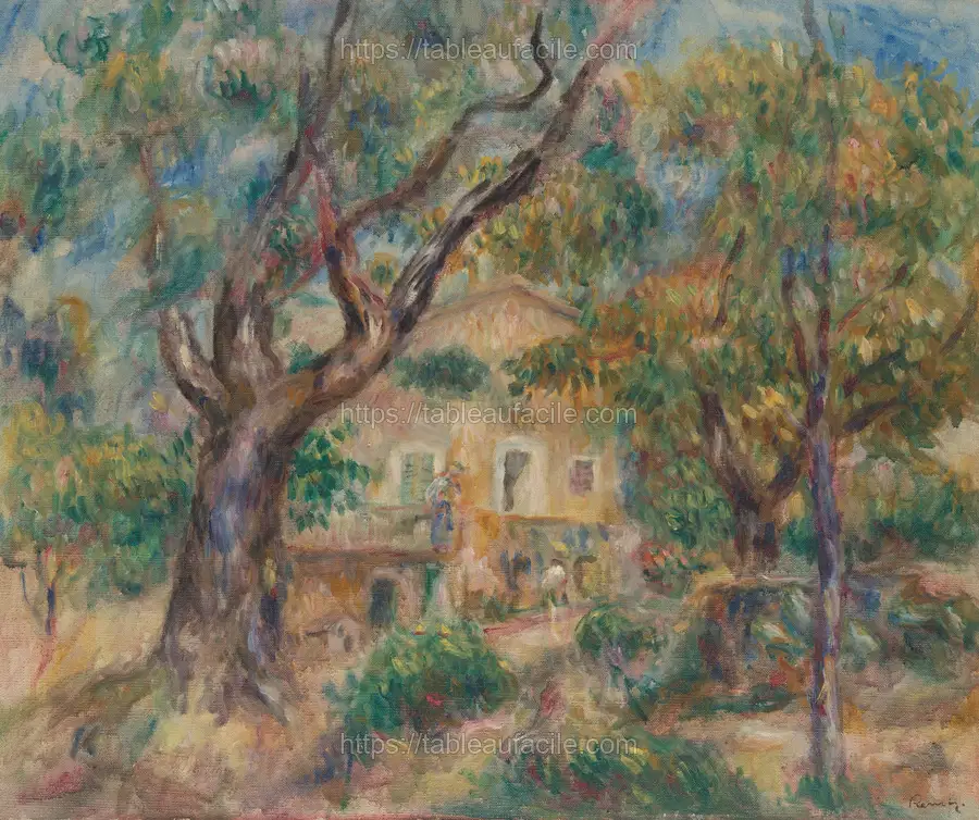 Pierre-Auguste Renoir_s The Farm at Les Collettes, Cagnes apercu
