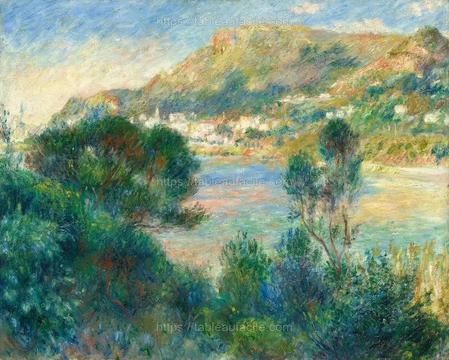 Pierre-Auguste Renoir_s View of Monte Carlo from Cap Martin (c. 1884) apercu