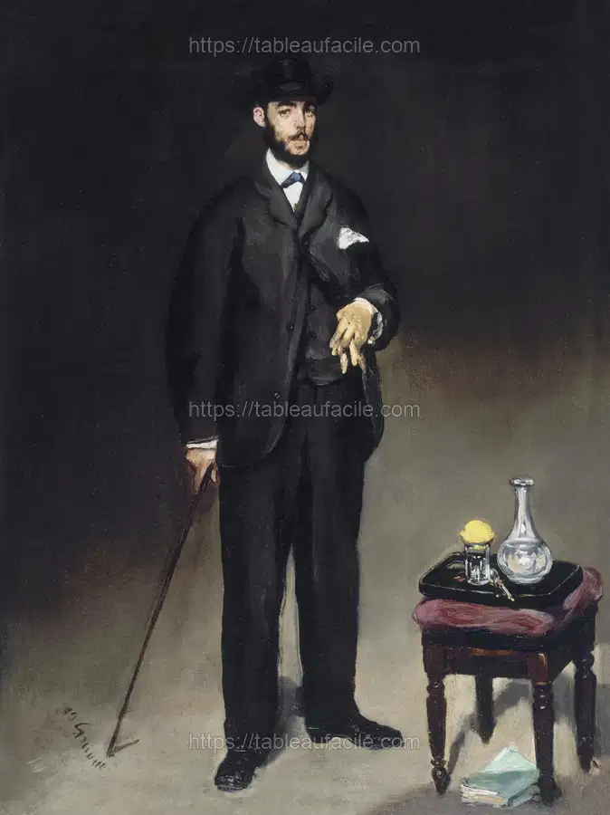 Portrait de theodore duret (1868) Edouard Manet apercu