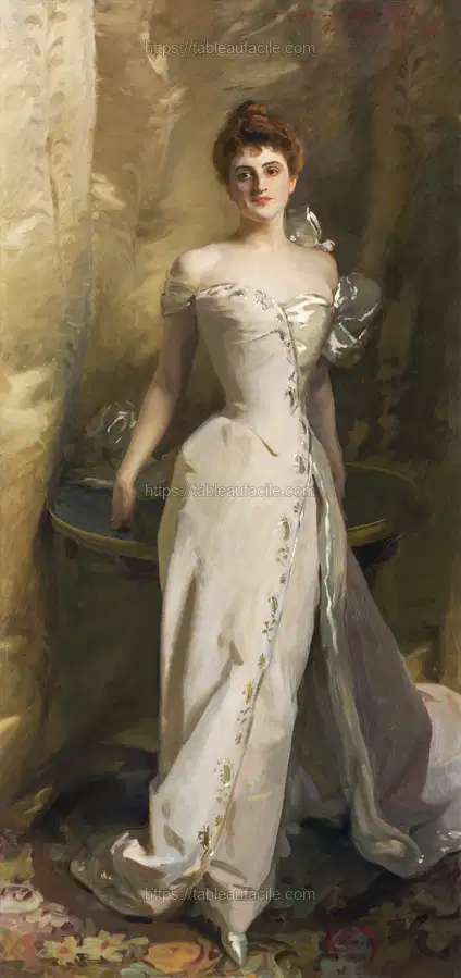 Portrait of Lisa Colt Curtis (1898) by John Singer Sargent apercu