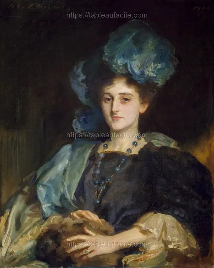 Portrait of Miss Katherine Elizabeth Lewis (1961) by John Singer Sargent apercu