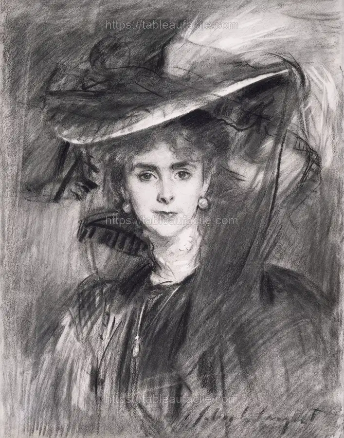 Portrait of the Baroness de Meyer (ca. 1900–1910) by John Singer Sargent apercu